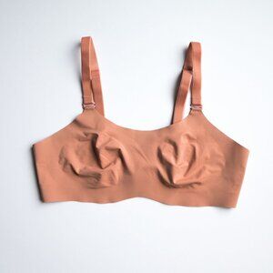 KNIX Padded Evolution Scoop Bra Wireless Unpadded Dusty Pink - Size 1